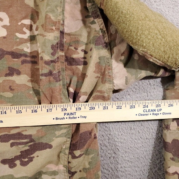 US ARMY Jacket Adult Medium Green Beige Camouflage‎ FR Combat Uniform Coat - Picture 9 of 12